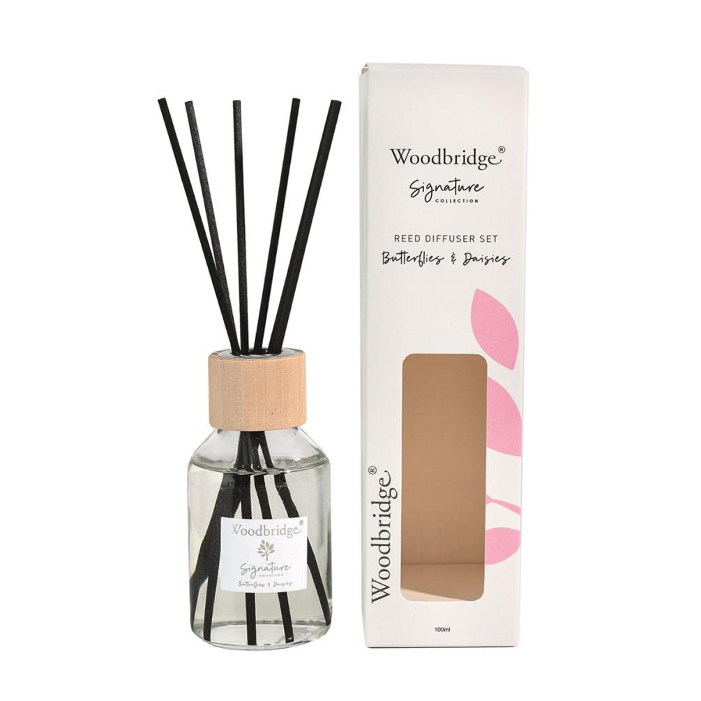 Woodbridge Butterflies on Daisies Reed Diffuser - 100ml £7.19
